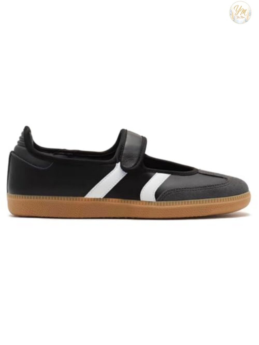 Faux Leather Mary Jane Slip On Sneakers Women Retro Walking Flats